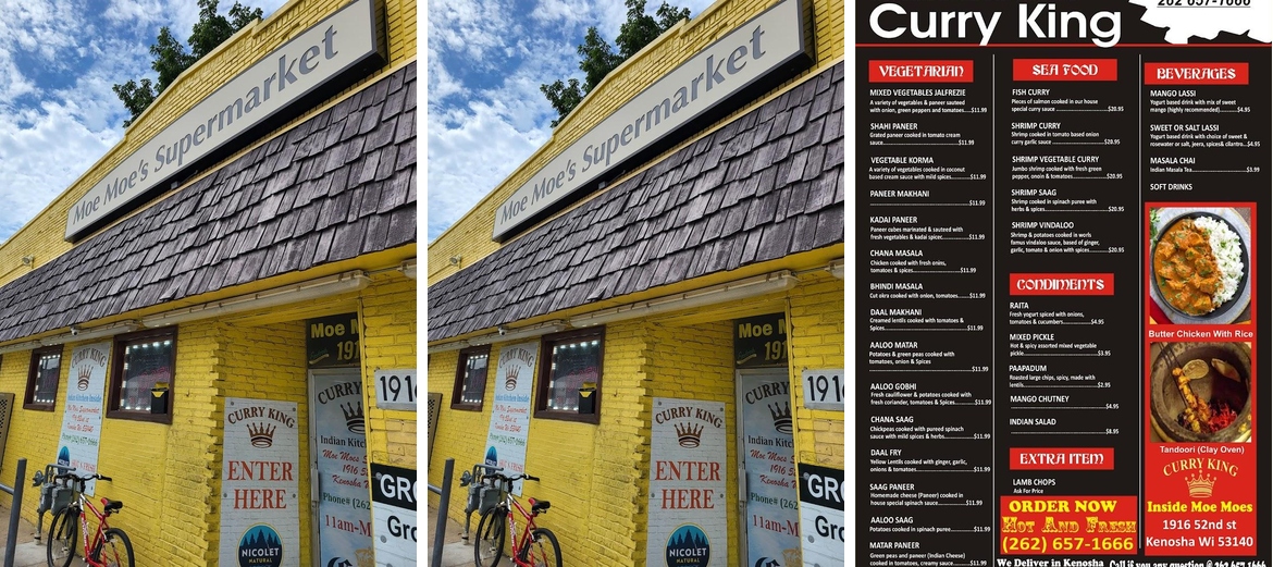 Curry King Indian Kitchen Menu