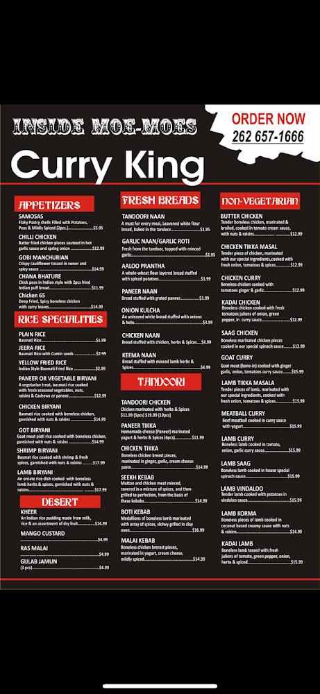 Curry King Indian Kitchen Menu image 4